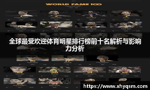 全球最受欢迎体育明星排行榜前十名解析与影响力分析